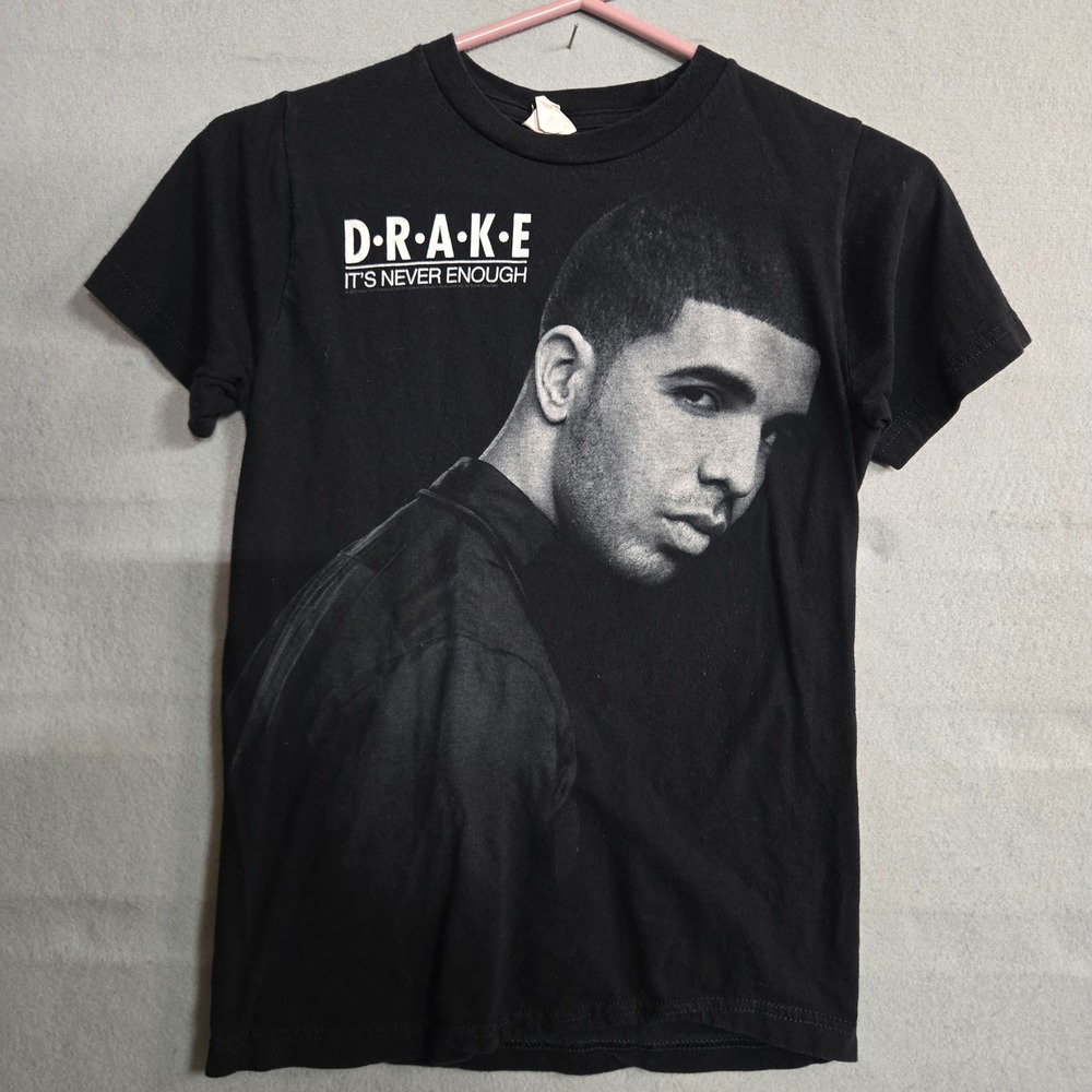 Vintage 2011 Drake Its Never Enough Rap Graphic T-Shirt Bay Island Women's XS